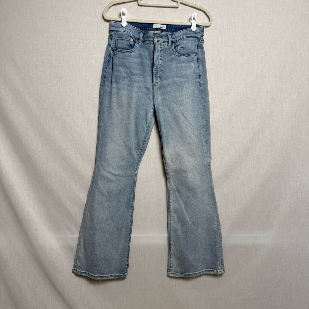 Ann Taylor LOFT High Rise Bootcut Jeans Light Wash | Size 30